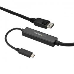 Startech Usb C To Displayport Cable - 3m - Black - 4k 60hz - Thunderbolt 3 Compatible - Usb C Cable