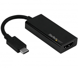 Startech USB-C to HDMI Adapter 4K 60Hz CDP2HD4K60, USB Type-C to HDMI Converter, external video adapter