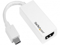 Startech Usb-c To Hdmi Adapter - Usb Type-c To Hdmi Converter For Computers With Usb C - White