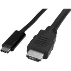 Startech Usb-c To Hdmi Adapter Cable - 2m (6 Ft.) - 4k At 30 Hz - Eliminate Clutter By Connecting CDP2HDMM2MB