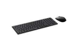Rapoo 9320M Bluetooth 4.0, 5.0 + 2.4G Wireless Multi-mode Keyboard Mouse Combo, Aluminium Base, 2400 Dpi, 10M Range, Compact Black Retail Pack 9320M