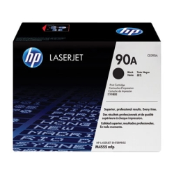 HP 90A Black LaserJet Toner Cartridge CE390A