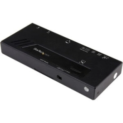 StarTech.com Audio/Video Switchbox - Cable - Taa Compliant - 3840 × 2160 - 4K - 2 Input Device - 1 Display - Display, Blu-ray Disc Player, Dvd Player, Gaming Console, Projector - 2 X Hdmi In - 1 X Hdmi Out VS221HD4KA