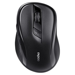 Rapoo M500 Multi-Mode, Silent, Bluetooth, 2.4Ghz, 3 Device Wireless Optical Mouse - Simultaneously Connect Multiple Devices M500