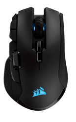Corsair Ironclaw Rgb Wireless Rechargeable Gaming Mouse With Slispstream Wireless Technology Black Backlit Rgb Led 18000 Dpi Optical Ch-9317011-Ap