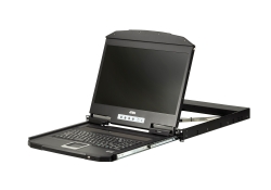 Aten 1U 18.5" Ultra Short Depth Single Rail Widescreen Rackmount Lcd Console (Usb/ Hdmi) Cl3700Nw-Ata-Au