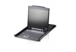 Aten Rackmount Kvm Switch 16 Port VGA Ps/2-USB W/ 19" LCD Display, 2x Custom Kvm Cables Included, 1280x1024@75hz Display, LED Illumination CL1316N-ATA-AU