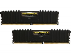 Corsair (2x4gb)ddr4-2400 Black Vengeance Lpx W/ Heatsink Cl14 Cmk8gx4m2a2400c14