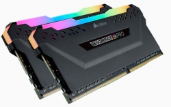 Corsair Vengeance Rgb Pro Ddr4 2666mhz 32gb 2 X 288 Dimm Unbuffered 16-18-18-35 Black Heat Spreader Rgb Led 1.35v Xmp 2.0 Cmw32gx4m2a2666c16