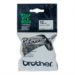 Brother M-k231 Blk Print on White Tape M-K231
