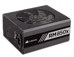 Corsair Power Supply: 850W 80 PLUS Gold certified/ 100% Japanese 105¡ãC capacitors/ Zero RPM Fan RM850X