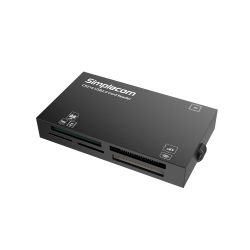 Simplecom Cr216 Usb 2.0 All In One Memory Card Reader 6 Slot For Ms M2 Cf Xd Micro Sd Hc Sdxc Black