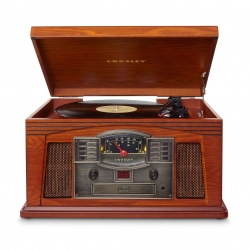 Crosley Lancaster Turntable With Bluetooth (in) - Paprika Cr42d-pa