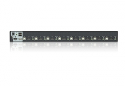 Aten Desktop Kvm Switch 8 Port Single Display Hdmi W/ Audio, 2x Custom Kvm Cables Included, Cascadable Up To 512 Computers Via 3 Levels, Multi Display CS1798-AT-U