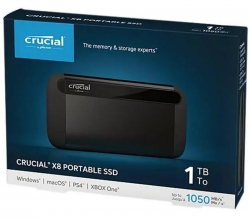 Crucial X8 1TB USB 3.2 Gen2 Type-C External Portable SSD CT1000X8SSD9