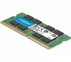 Crucial 16GB DDR4 SODIMM 2400MHZ PC4-19200 Dual Rank CL17 Notebook Memory CT16G4SFD824A