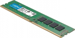 Crucial 8GB DDR4 2400MHz PC4-19200 UDIMM CL17 Single Ranked Memory CT8G4DFS824A