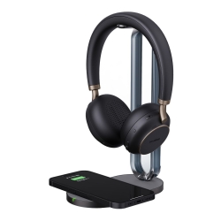 Yealink BH76 Plus With Charging Stand Teams Black Usb-c/a Bluetooth Stereo Headset, 5Mic Beamforming Noise Cancellation Talk Time Up To 35h BH76 Plus Teams Black Usb-a