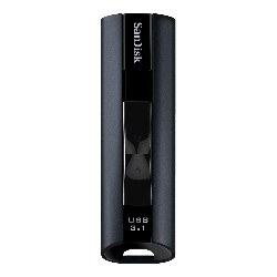 SanDisk Extreme Pro USB 3.1 Solid State Flash Drive, CZ880 128GB, USB3.0, Black, Sophisticated Durable Aluminum Metal Casing, Lifetime Limited SDCZ880-128G-G46