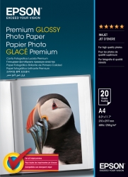 Premium Glossy Photo Paper A4 20 Sheet C13S041287