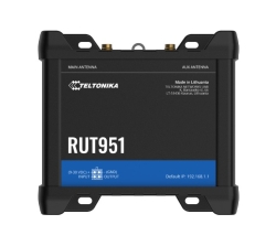 Teltonika RUT951 Industrial Cellular Router, 4G Lte (Cat 4), Dual Sim,Wi-Fi, Automatic Wan Failover, Psu Included RUT951600600