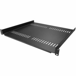 StarTech.com 1U Server Rack Cabinet Shelf - Fixed 16" Deep Cantilever Rackmount Tray For 19" Data/AV/Network Enclosure W/Cage Nuts, Screws - 1U 19" Server Rack Cantilever Vented Shelf; 2-Pack - Eia/Eca-310 Compliant For A Universal 19in Fit - 15.7" (40cm