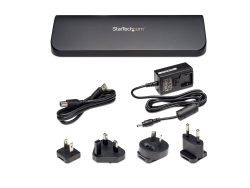 Startech USB 3.0 Dock, Dual Display, HDMI, Dvi, VGA, USB(3), RJ45, 3YR USB3SDOCKHDV