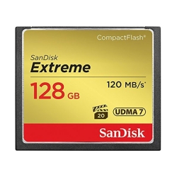 SanDisk 128GB Extreme CompactFlash Card With (write) 85MB/s And (Read)120MB/s - Sdcfxsb-128G FFCSAN128GCFEB120