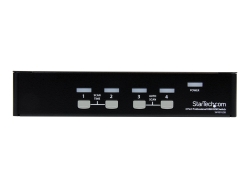 Startech 4 Port Single VGA Kvm Switch, 1440P, Built-In USB2.0 Hub, 3YR SV431USB