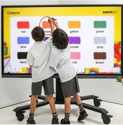 Karter (Cbmobc) Cadence Motorised Stand, W/Built-In Remote,Laptop Shelf, For 55" To 86" CBMOBC