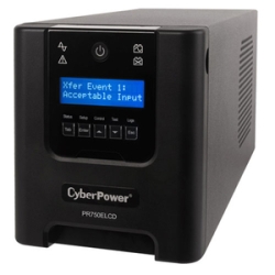 CyberPower Pro Series 750VA / 675W (10A) Tower UPS With LCD -(Pr750Elcd)- 3 Yrs Adv. Replacement PR750ELCD