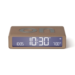 Lexon Flip Classic Reversible Alarm Clock - Gold LD-LR157D1