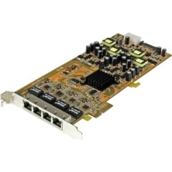 4 Port Gigabit PoE PCIe Network Card ST4000PEXPSE