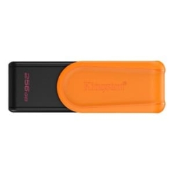 Kingston DataTraveler Exodia S 256 Gb USB 3.2 (Gen 1) Flash Drive - Black, Orange - 1 DTXS/256GB