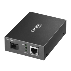 Tp-Link Omada Wdm Media Converter,Ge RJ45, Single Mode, 1310nm TX/1550nm Rx, 2KM, 3YR MC212CS-2