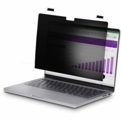 StarTech.com 13.3-inch Flip-Over Laptop Privacy Screen For MacBook Pro, Anti-Glare, Blue Light Reduction Filter, Screen Protector - Laptop Privacy Screen For The 13.3-inch 2020/2022 MacBook Pro; Blocks View Outside +/-30°; Won't Interfere With Webcam/se