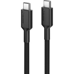 Alogic Elements Pro USB-C To USB-C Cable - Male To Male - 2m - USB 2.0 - 5A - 480Mbps Od: 4.0 - Black ELPCC202-BK
