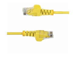 Startech.Com 25CM Yellow Slim CAT6 Ethernet Cable, Snagless, 28AWG, Lszh, Ltw N6PAT25CMYLS