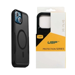 Usp Rugged Apple IPhone 16 Pro Max (6.9") Armor Light Case With MagSafe Black - Built-in Magnets, Drop Protection, Raised Edges, 5 Years Warranty 6976552041898