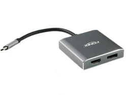 USB 3.1 Type-C Male To DisplayPort & Hdmi® Converter | 20cm 005.004.0205