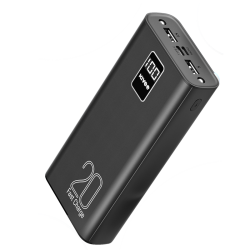Kivee PT23 20000mAh Power Bank With Digital Display Black ELEKIVPT23