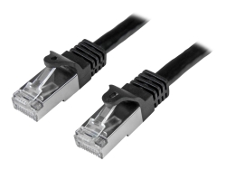 Startech.Com 2M Black CAT6 Shielded Gigabit Network Cable N6SPAT2MBK