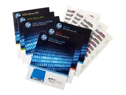 HP Lto7- Bar Code Label PACK(QTY:100 ,10 Clean) Uniquely Sequenced Q2014A