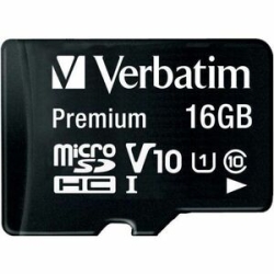Verbatim Micro Sdhc 16GB (Class 10) With 44082