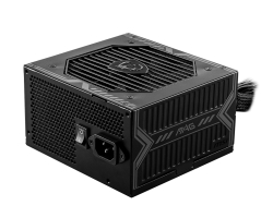 Msi Mag A650BN 650W Power Supply, 80 Plus Bronze, Up To 85% Efficiency, Active Pfc, Ocp / Ovp / Opp / Otp / Scp MAG A650BN