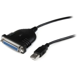 6ft USB To DB25 Parallel Printer Cable ICUSB1284D25