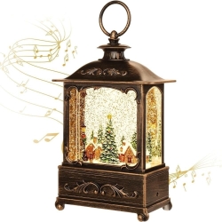 Bdi Lamp-LW003-Snowman Music Lantern Sculpture Christmas ELEBDILW003