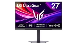 27" ULTRAGEAR,FSYNC,HDR400,16:9,IPS,UHD(3840x2160),1ms,D-MODE(UHD 180Hz-FHD 360Hz),HDMI(2.1)x2,DP(1.4),TILT,PIVOT,HEIGHT,SWIVEL,VESA100x100,3YR Wty 27G810A-B.AAU