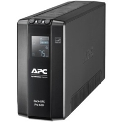 APC Back-UPS Pro, Back-UPS Pro, 650VA/390W, Tower, 230V, 6x Iec C13 Outlets, Avr, Lcd, User Replaceable Battery BR650MI