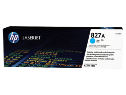 HP 827A Cyan LaserJet Toner Cartridge CF301A